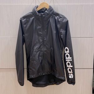 Adidas black wind jacket